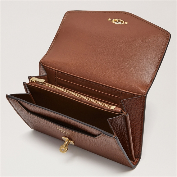 Mulberry Medium Darley Wallet Two-Tone Oak Natural Grain